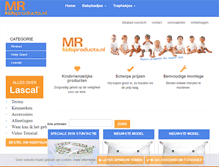 Tablet Screenshot of mrkidsproducts.nl